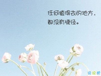 经典文艺短句子带图片 越努力越幸运10